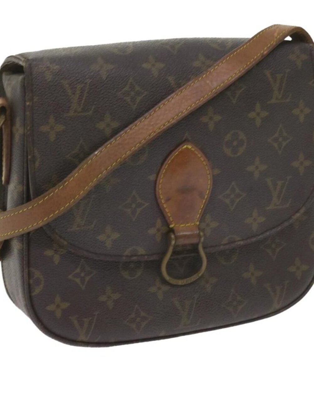LOUIS VUITTON Monogram Saint Cloud GM Shoulder Bag M51242 LV Auth am5262